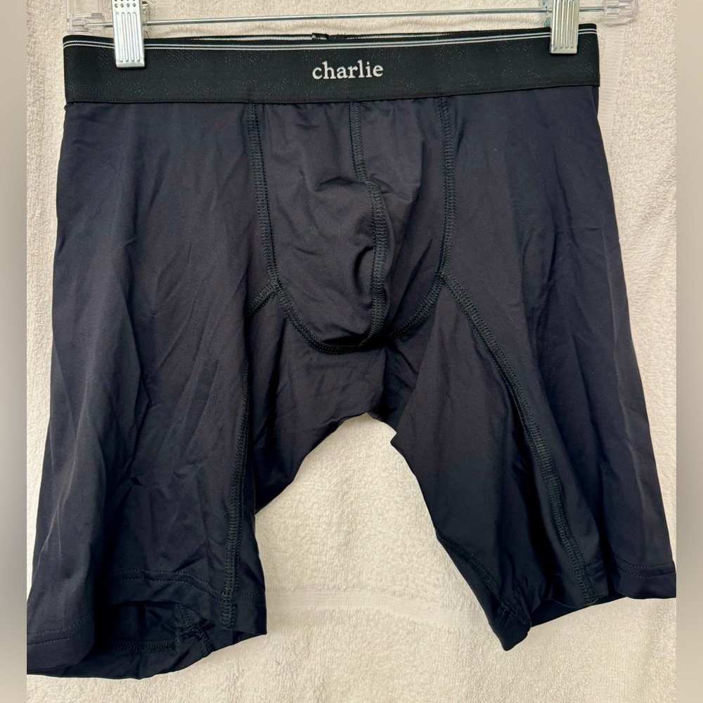 Charlie by Matthew Zink. Biker Trunk. Black. Microfiber. Size M.